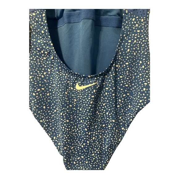 Nike Swim Women's Blue/White Open Back One Piece, Small - Picture 7 of 9